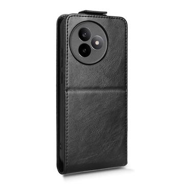 Xiaomi Redmi K80 Ultra lodret flip-etui med stativ - sort