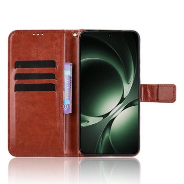 Xiaomi Redmi K80 Ultra Pung Etui med Stativ - Brun