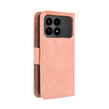 Xiaomi Redmi K90/Poco F8 Pro Kortholder Pung Etui - Pink