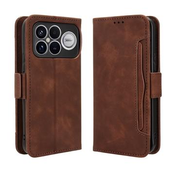 Xiaomi Redmi K90 Pro Max/Poco F8 Ultra Kortholder Pung Etui - Brun