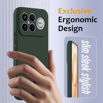 Xiaomi Redmi K90 Pro Max/Poco X8 Ultra Liquid Silikone Cover - MagSafe Kompatibel - Mørkegrøn