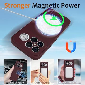 Xiaomi Redmi K90 Pro Max/Poco X8 Ultra Liquid Silikone Cover - MagSafe Kompatibel - Vinrød