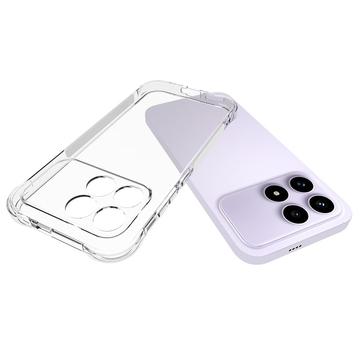 Xiaomi Redmi K90/Poco F8 Pro Stødsikkert Silikone Cover - Gennemsigtig