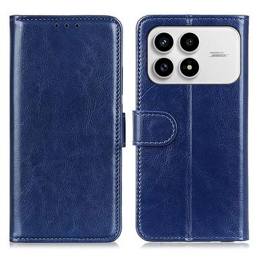 Xiaomi Redmi K90/Poco F8 Pro Pung Etui med Stativ - blå