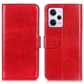 Xiaomi Redmi Note 12 Pro Pung Taske med Magnetisk Lukning - Rød
