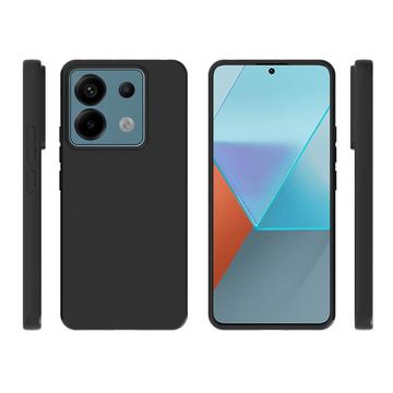 Xiaomi Redmi Note 13 Pro Anti-Fingeraftryk Mat TPU Cover - Sort