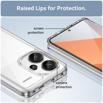 Xiaomi Redmi Note 13 Pro+ Anti-Shock Hybrid Cover - Gennemsigtig