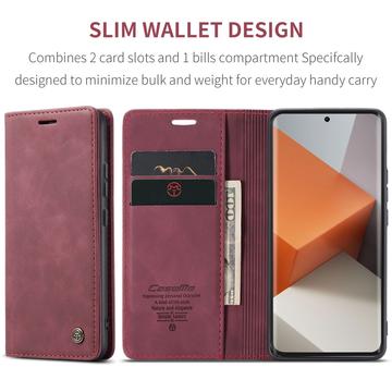 Xiaomi Redmi Note 13 Pro+ Caseme 013 Series Pung - Vinrød