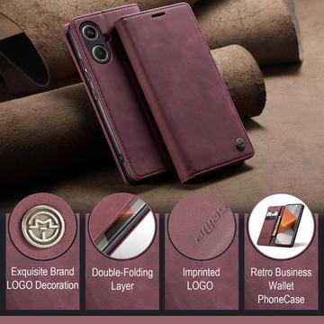 Xiaomi Redmi Note 13 Pro+ Caseme 013 Series Pung - Vinrød