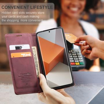 Xiaomi Redmi Note 13 Pro+ Caseme 013 Series Pung - Vinrød