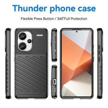 Xiaomi Redmi Note 13 Pro+ Thunder Series TPU Cover - Sort