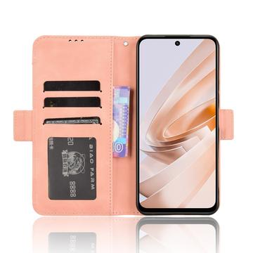 Xiaomi Redmi Note 13R/Redmi 13/Poco M6 4G Pung Cover med Kortholder - Pink
