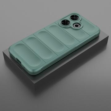 Xiaomi Redmi Note 13R/Redmi 13 5G Rugged TPU Cover - Grøn