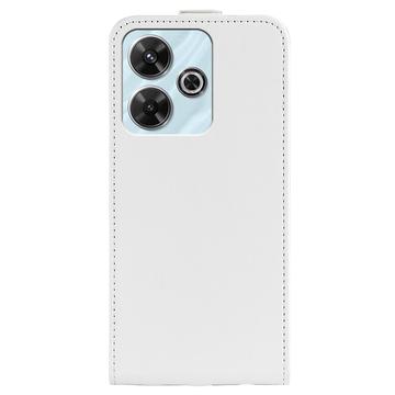 Xiaomi Redmi Note 13R/Redmi 13/Poco M6 4G Vertikal Flip Taske med Kortholder - Hvid