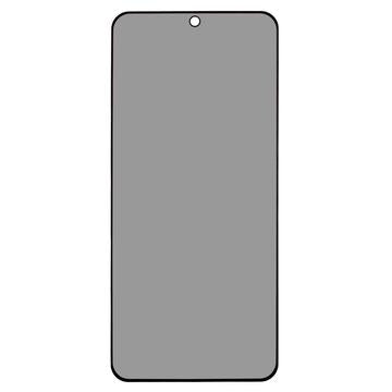 Xiaomi Redmi Note 14 Privacy Full Cover Skærmbeskyttelse Hærdet Glas - Sort Kant