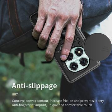 Xiaomi Redmi Note 14 Pro 5G/Poco X7 Roterende Ring Hybrid Cover med Kameraskjold - Blå