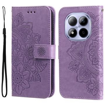 Xiaomi Redmi Note 15 Pro 5G Mandala Series Etui med Pung - Lilla