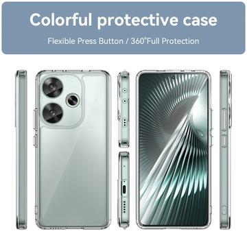 Xiaomi Redmi Turbo 3/Poco F6 Anti-Shock Hybrid Cover - Gennemsigtig