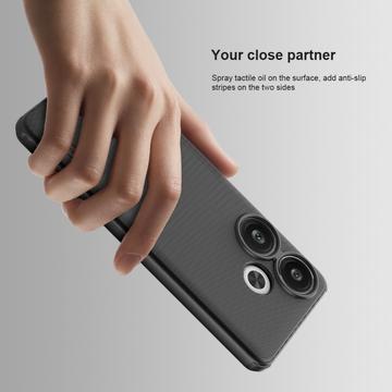 Xiaomi Redmi Turbo 3/Poco F6 Nillkin Super Frosted Shield Pro Hybrid Cover - Sort
