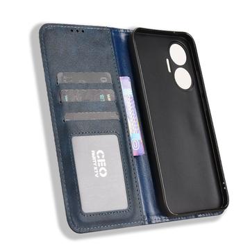 Xiaomi Redmi Turbo 4 Pro Retro Pung Taske med Magnetisk Lukning - Blå
