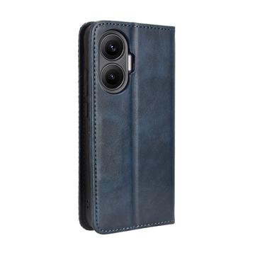 Xiaomi Redmi Turbo 4 Pro Retro Pung Taske med Magnetisk Lukning - Blå