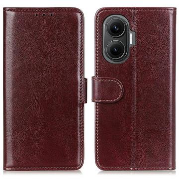 Xiaomi Redmi Turbo 4 Pro Pung Etui med Stativ - Brun