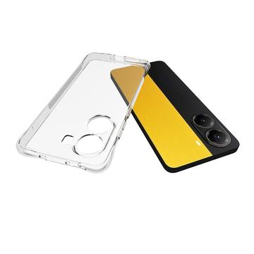 Xiaomi Redmi Turbo 4/Poco X7 Pro Stødsikkert TPU Cover - Gennemsigtig