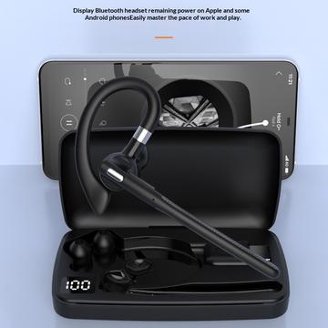 YYK-526 Bluetooth-headset med ENC dobbeltmikrofonstøjreduktion - sort