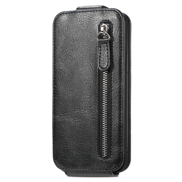 iPhone 16 Plus Lynlåslomme Vertikal Flip Cover - Sort