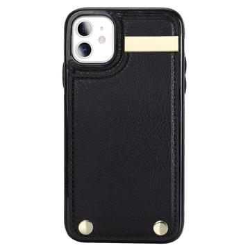 iPhone 11-cover med kortholder - sort