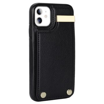 iPhone 11-cover med kortholder - sort