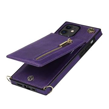 Mobilpung / Taske Cover med Snor til iPhone 11 - Lilla
