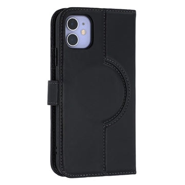 iPhone 11 MyTPhone CardMate MagSafe Læder Pung Cover med Kortholder, Stativ, 2x Skærmbeskyttelse - sort
