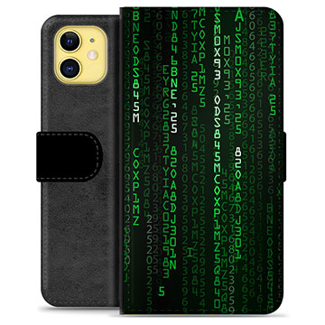 iPhone 11 Premium Flip Cover med Pung - Krypteret