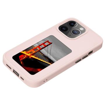 iPhone 11 Pro Max InkZone DIY E-Ink NFC-etui - Pink