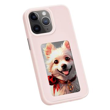 iPhone 11 Pro Max InkZone DIY E-Ink NFC-etui - Pink