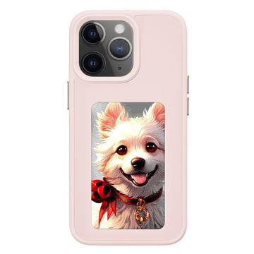 iPhone 11 Pro Max InkZone DIY E-Ink NFC-etui - Pink