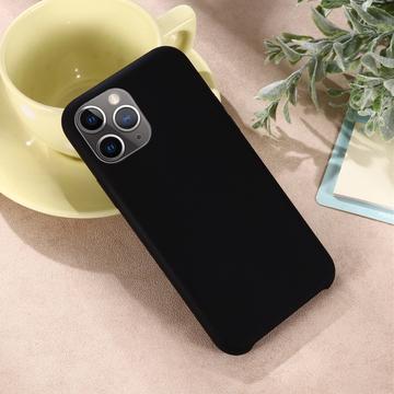 iPhone 11 Pro Max Liquid Silicone Cover - Sort