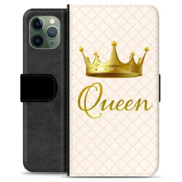 iPhone 11 Pro Premium Flip Cover med Pung - Dronning
