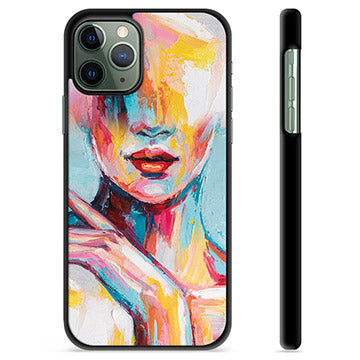 iPhone 11 Pro Beskyttende Cover - Abstrakt Portræt