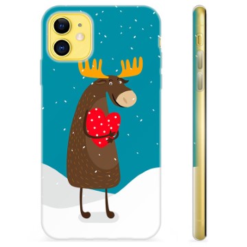 iPhone 11 TPU Cover - Sød Elg