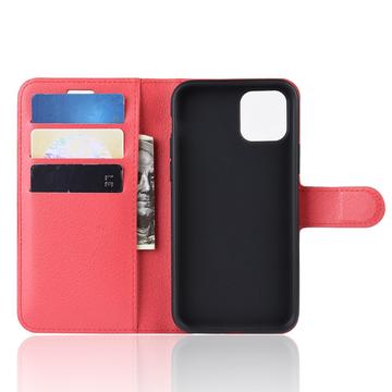 iPhone 11 Pung Taske med Magnetisk Lukning - Rød