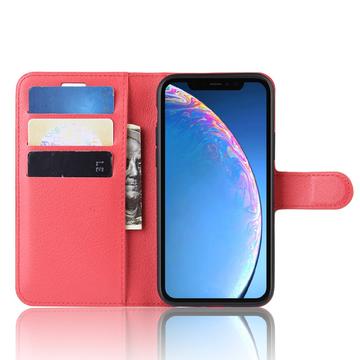 iPhone 11 Pung Taske med Magnetisk Lukning - Rød