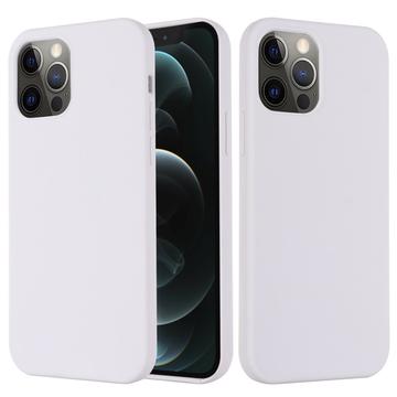iPhone 12/12 Pro Liquid Silikone Cover - MagSafe Kompatibel - Hvid