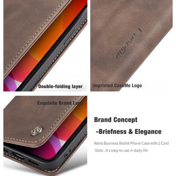 iPhone 12/12 Pro Caseme 013 Series Pung - Kaffe