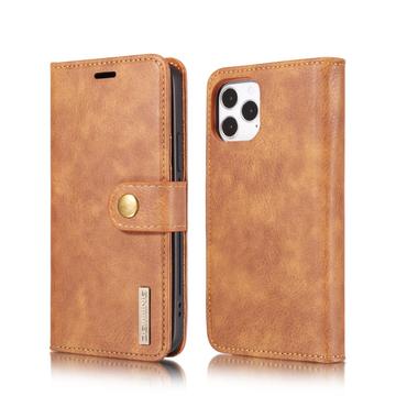 iPhone 12/12 Pro DG.Ming Læderpung med Aftageligt Cover - Brun