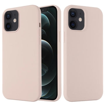iPhone 12 Mini Liquid Silikone Cover - MagSafe Kompatibel - Pink