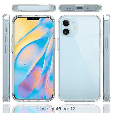 iPhone 12 Mini Ridsefast Hybrid Cover - Gennemsigtig