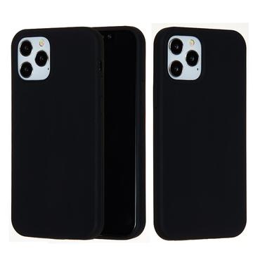 iPhone 12 Pro Max Liquid Silicone Cover - Sort