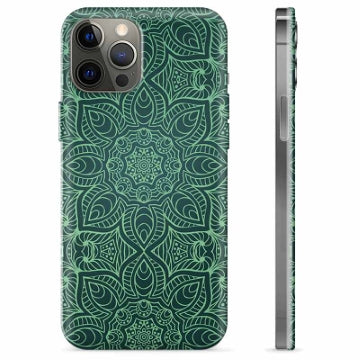 iPhone 12 Pro Max TPU Cover - Grøn Mandala